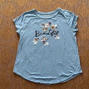 Loft Vintage Soft beautiful embroidered flowers size M